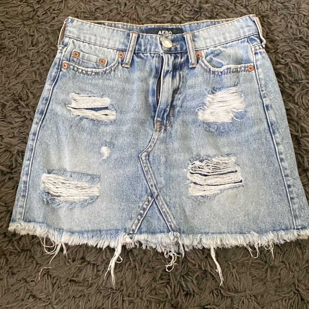 Aero denim skirt. Size 00